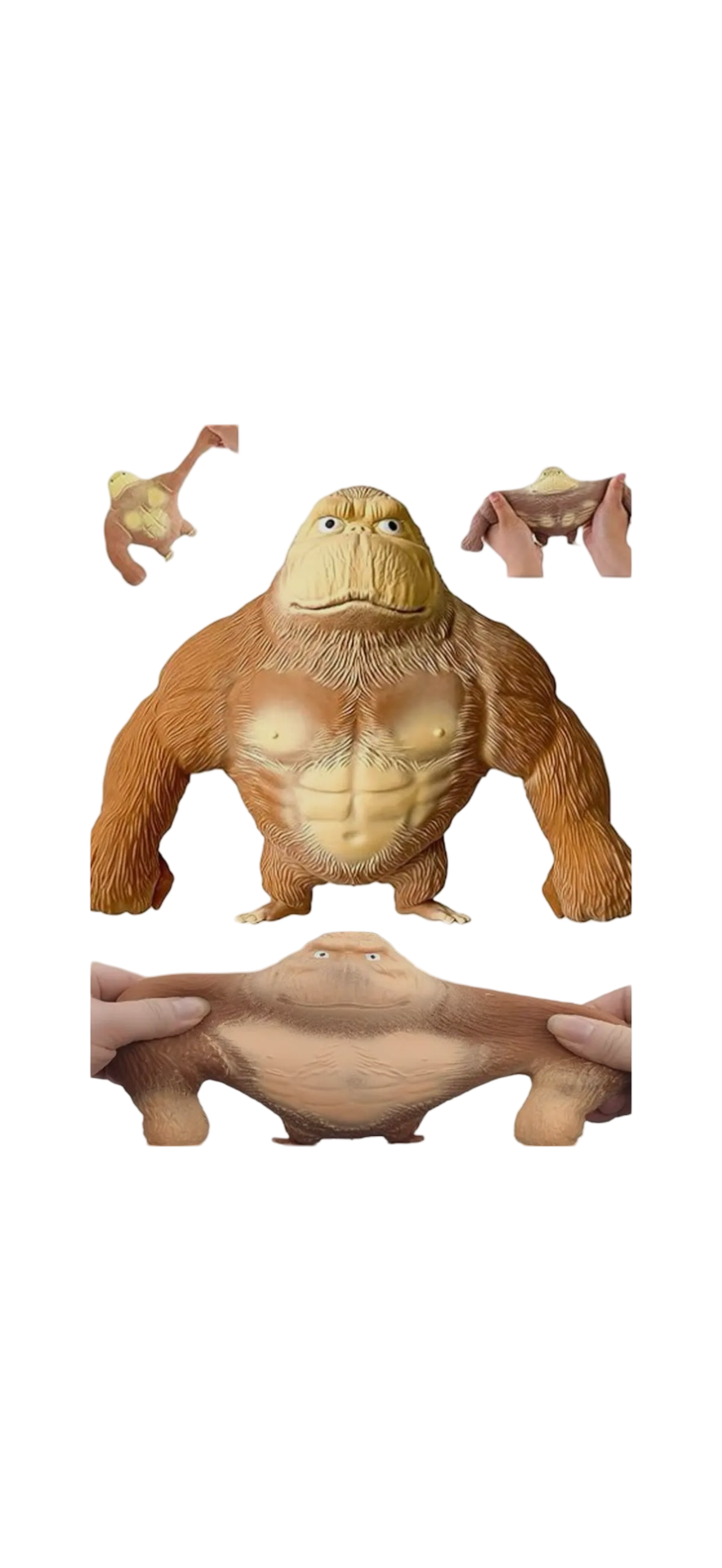 Stretchy Gorilla Squish (color may vary)