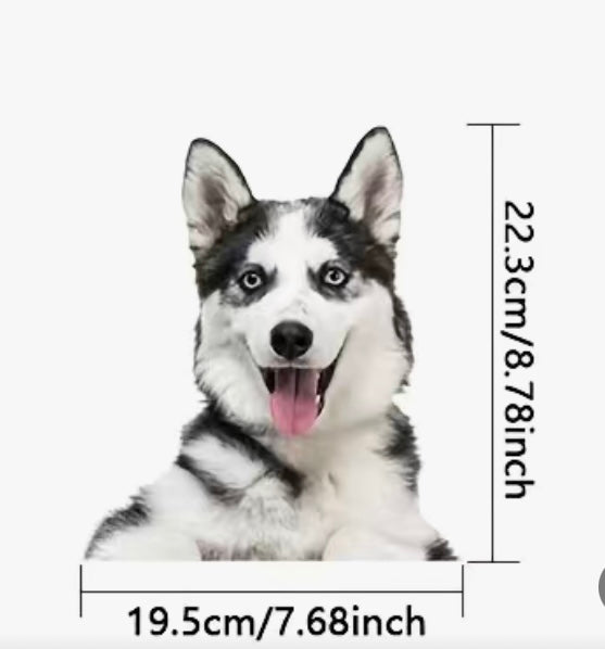 Husky wall decal