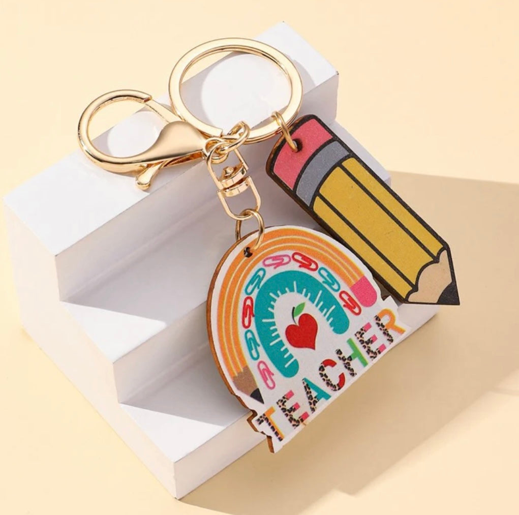 Teacher/school keychain