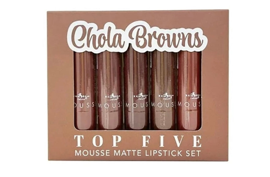 Italia Deluxe Top Five Mousse Matte Lipstick Set