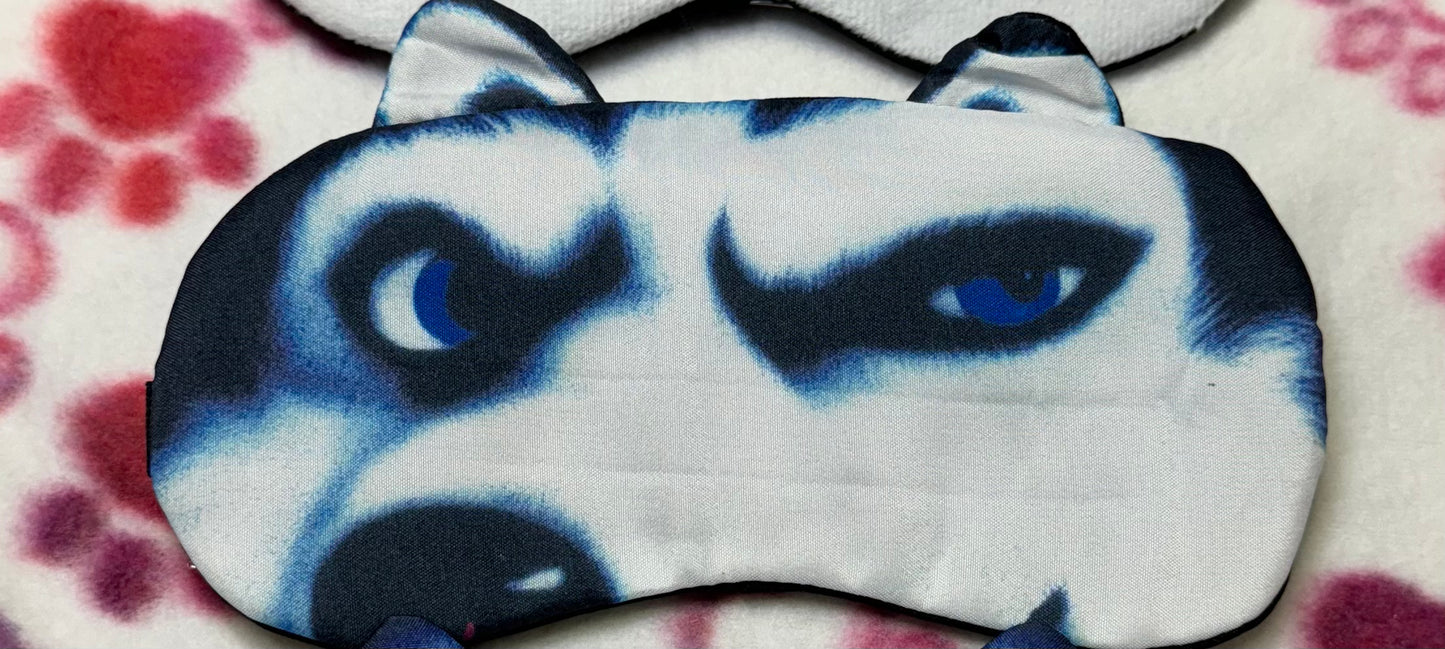 Husky sleep masks