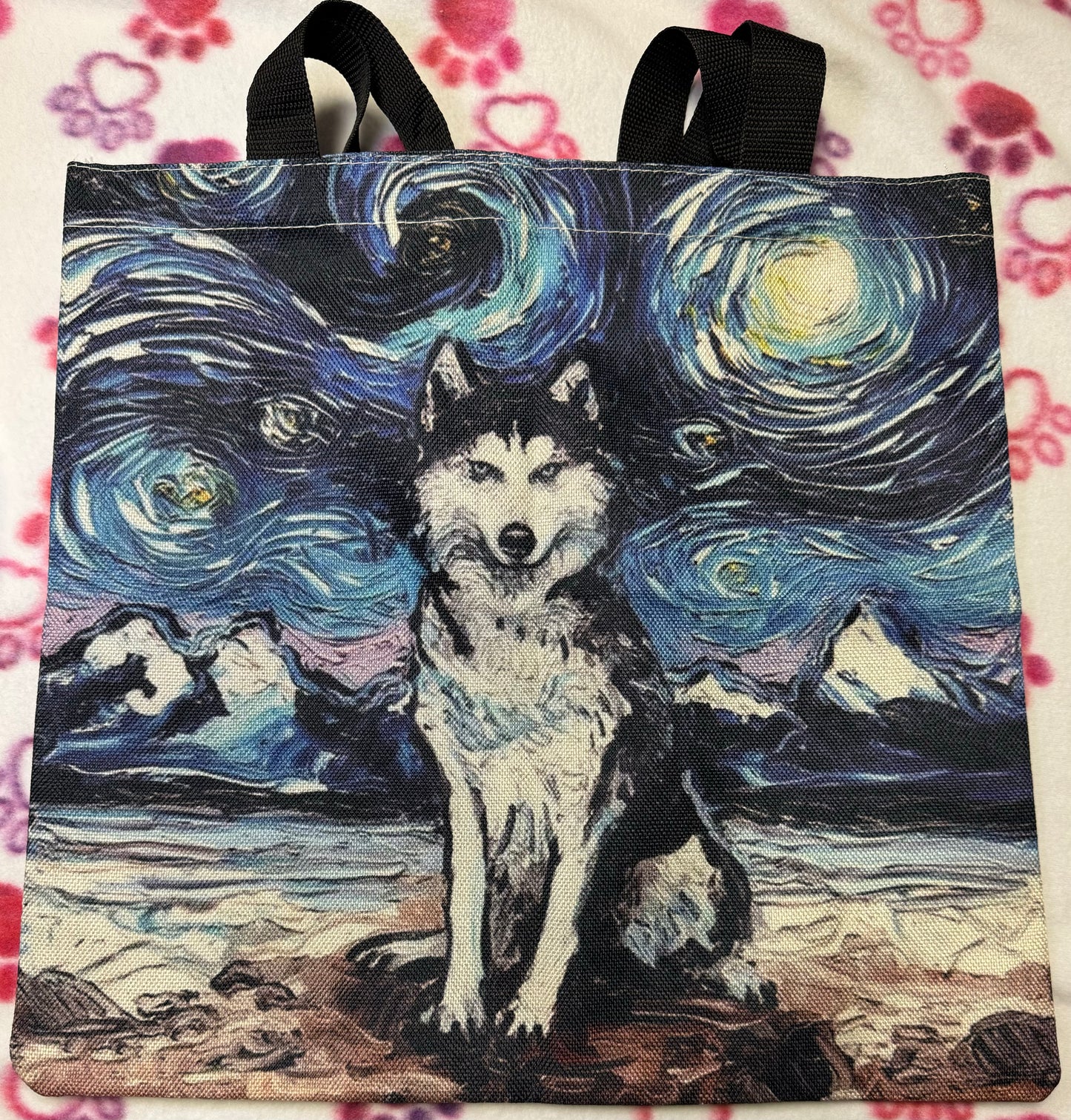Husky canvas tote