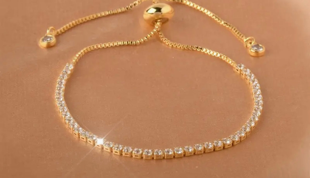 Rhinestone Tennis Bracelet