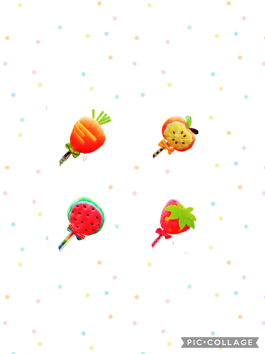 Plush Fruit/Veggie Pen