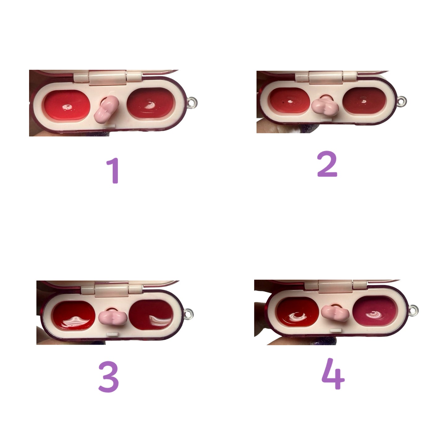 Dual color Lipgloss