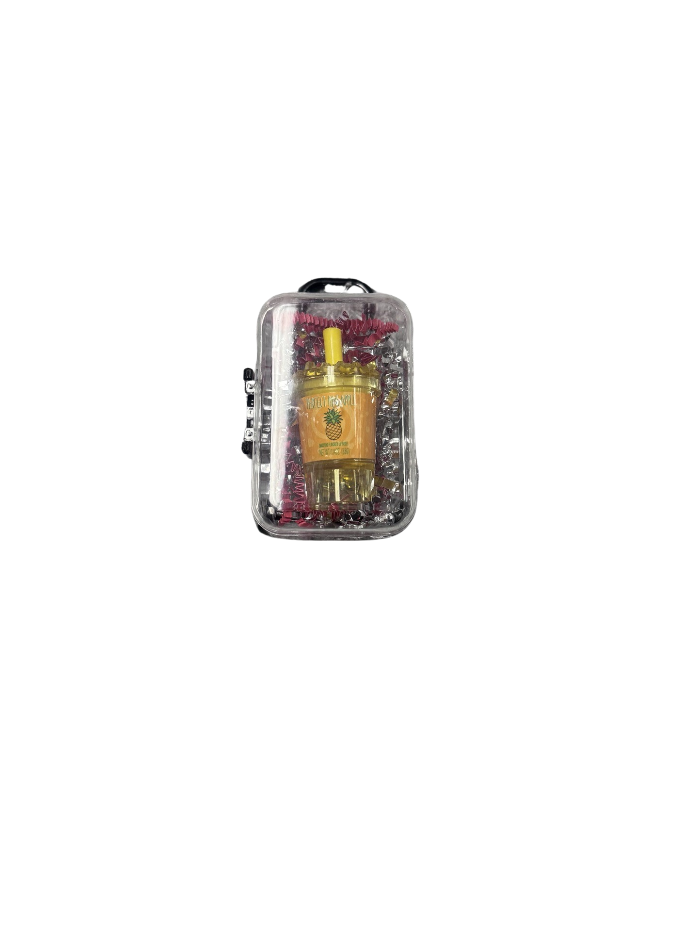 Mini clear suitcase