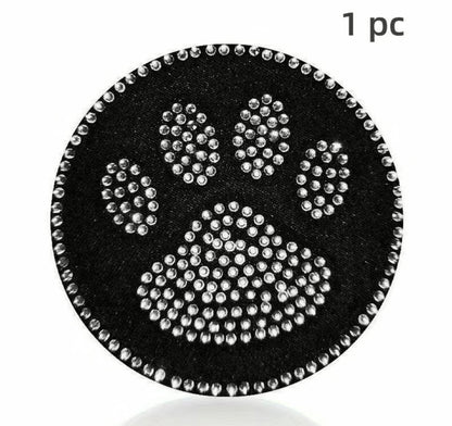 Paw print vehicle coasters