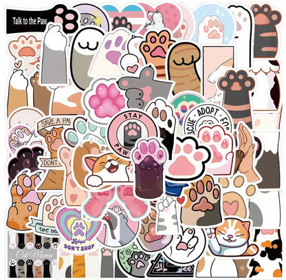 Paw stickers