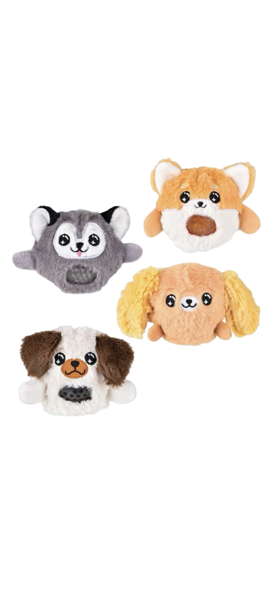 Plush Doggy Beaded Squish