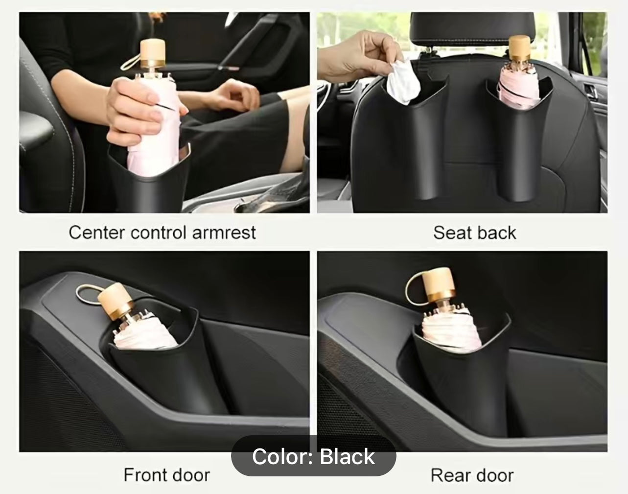 Car/desk portable trash can