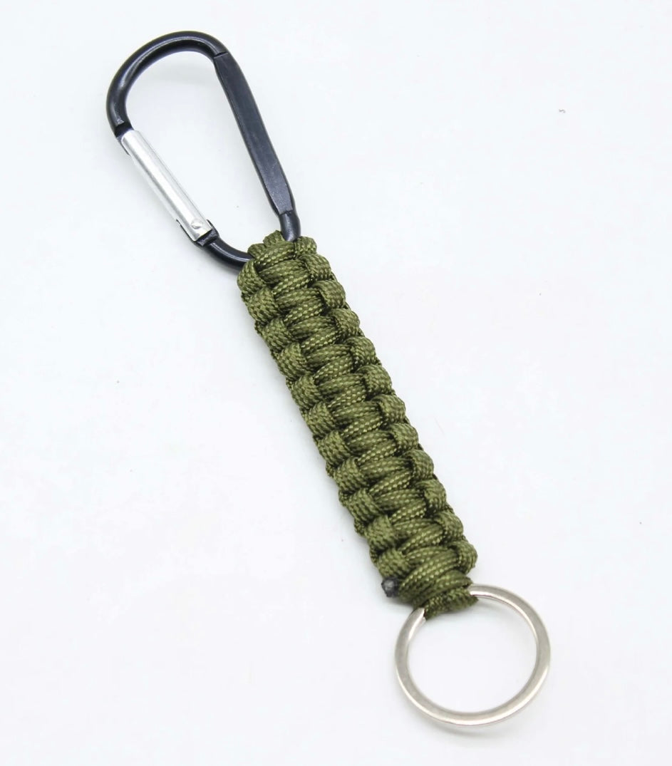 Braided Carabiner keychain