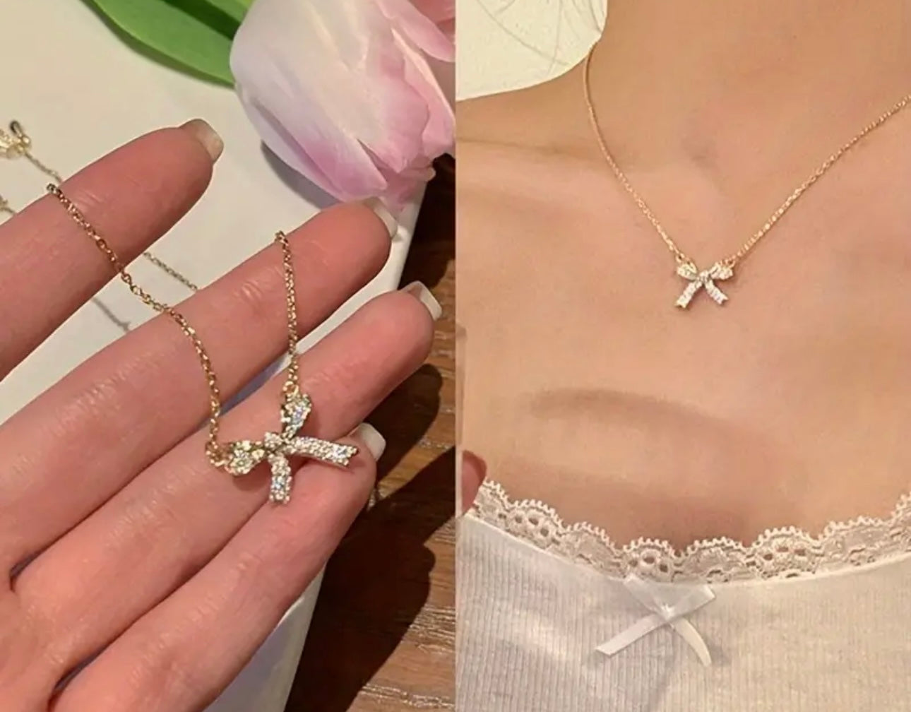 Bow Necklace