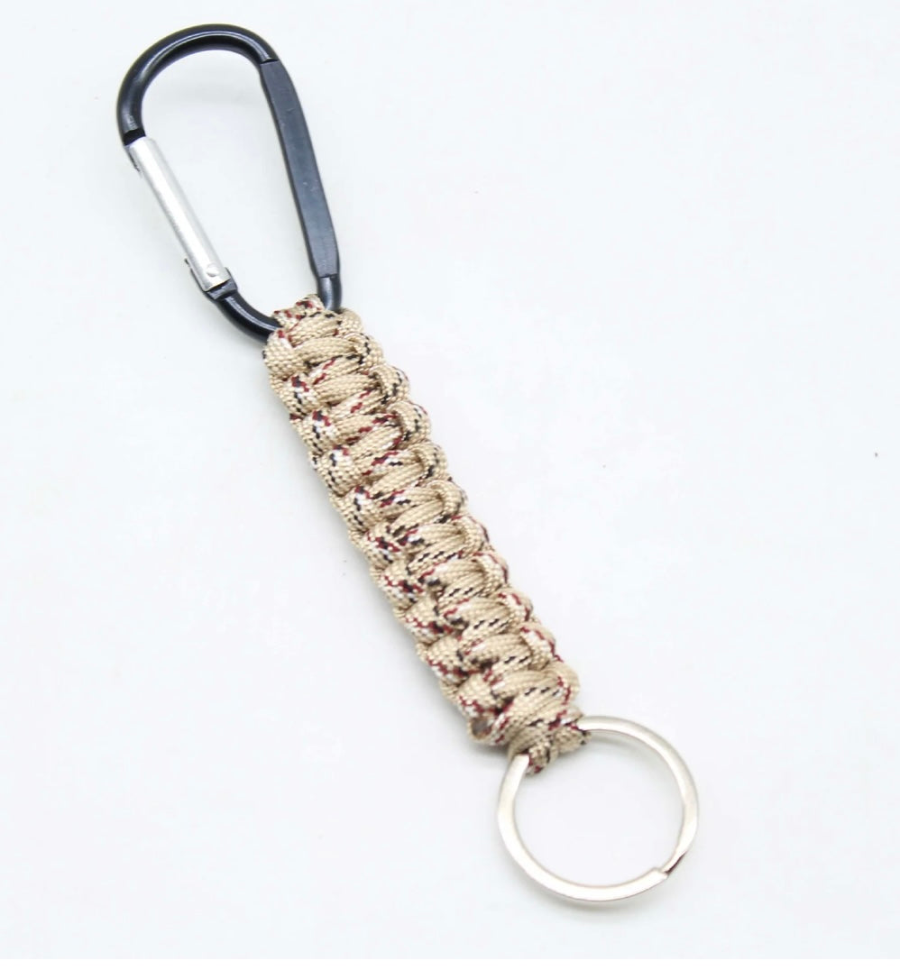 Braided Carabiner keychain