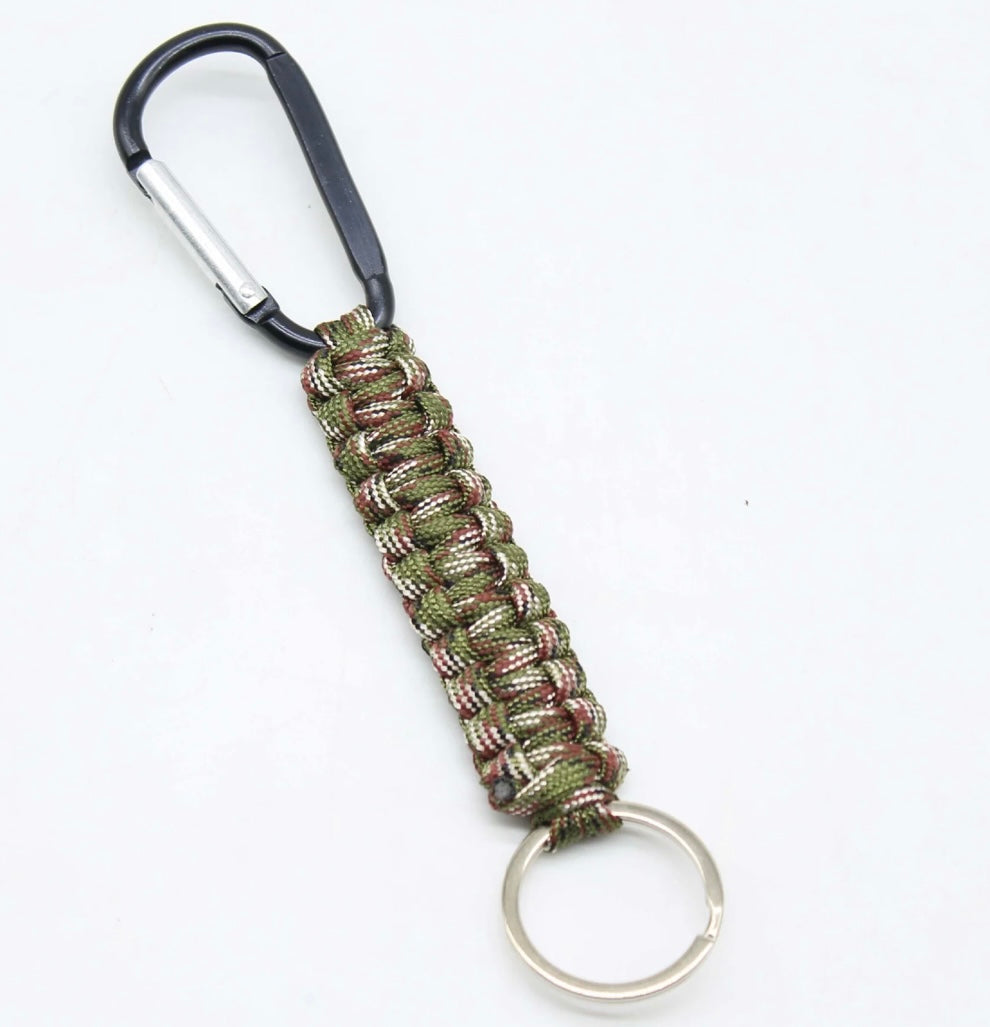 Braided Carabiner keychain