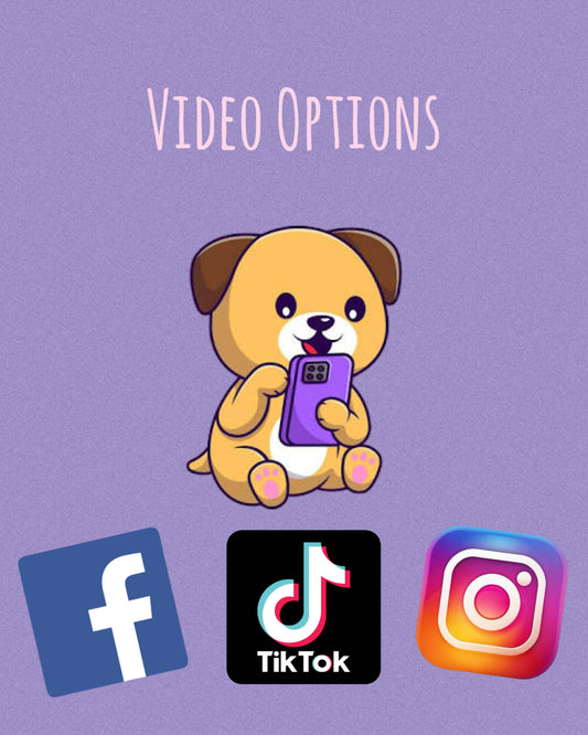 Video posted to social media! Unfortunately, not all orders will be posted - please read the description and choose the option below💜