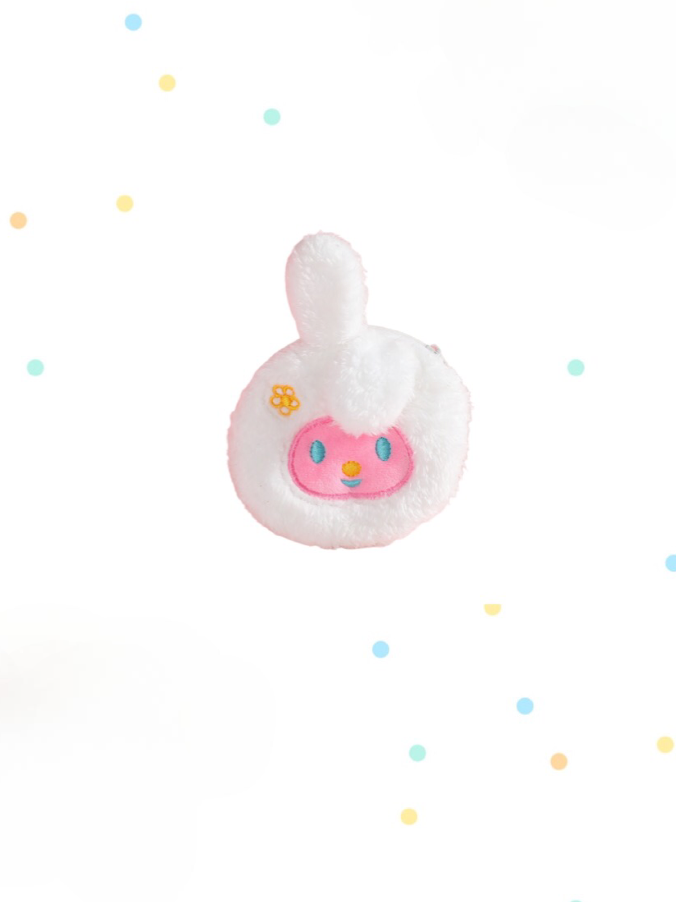 Plush coin purse keychain