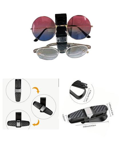 Sunglass holder visor clip