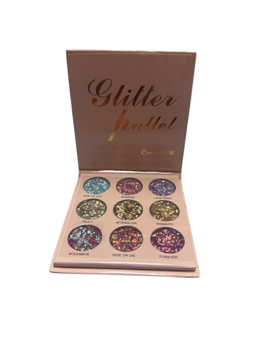 Glitter eyeshadow palette